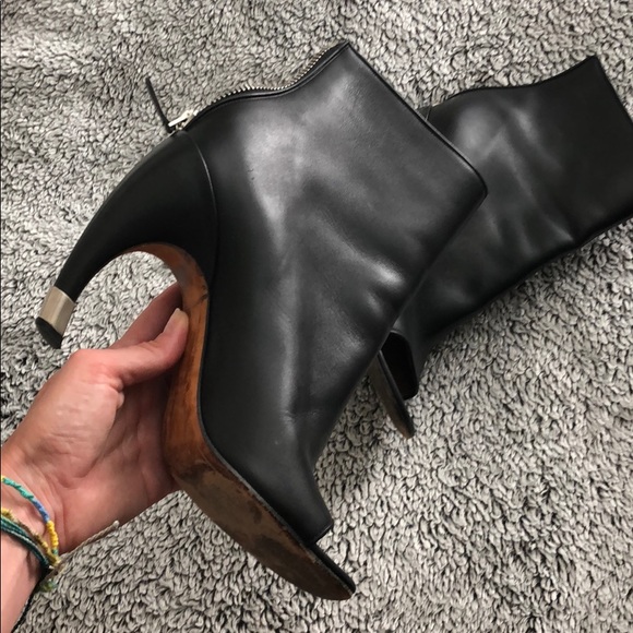 Givenchy Leather Open Toed Booties - Picture 5 of 8